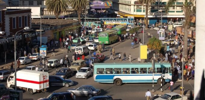 Downtown Nairobi in Kenya William Russell
