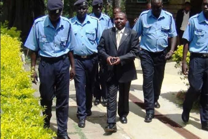 Eastleigh Demolition Set for Today Amid Contentious Land Dispute 9 DCC Muli in handcuff during a former arrest by Anti corruption officers.