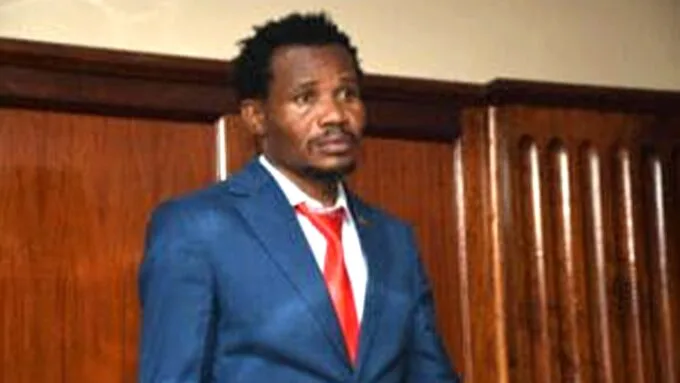 Salasya in Milimani Law Courts during summons by the NCIC